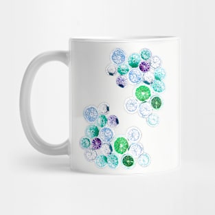 Light Blue Fruit Slices Mug